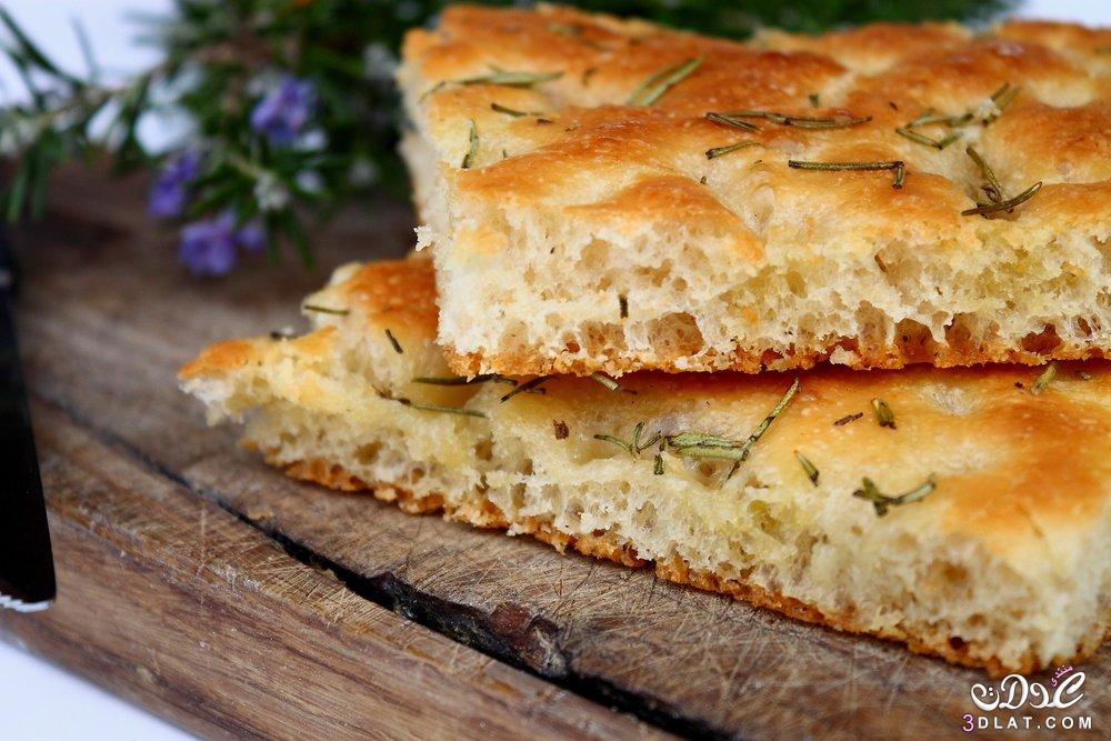 طريقة عمل خبز الفوكاشيا الإيطالى, طريقة اعداد خبز الفوكاشيا من المطبخ الايطالى