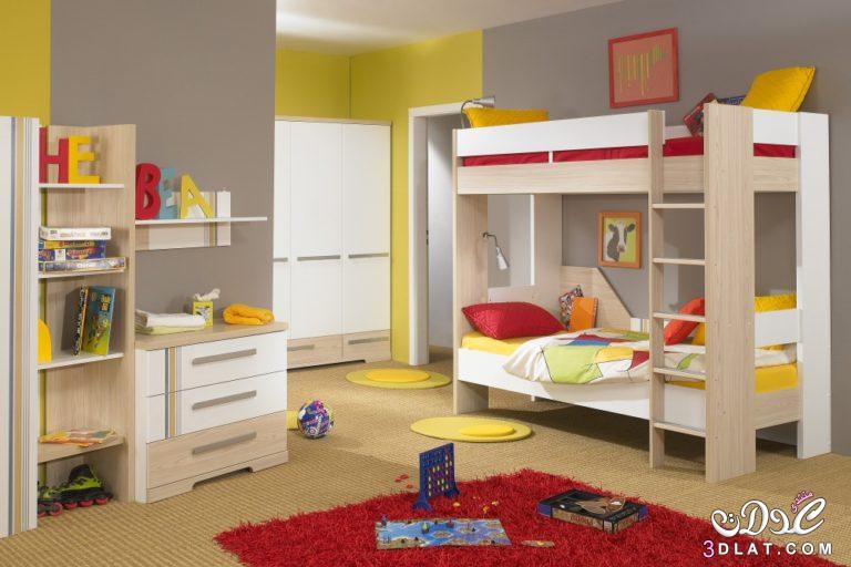 صور غرف نوم اطفال 2024 .  2024مودرن بالوان جديدة فخمة