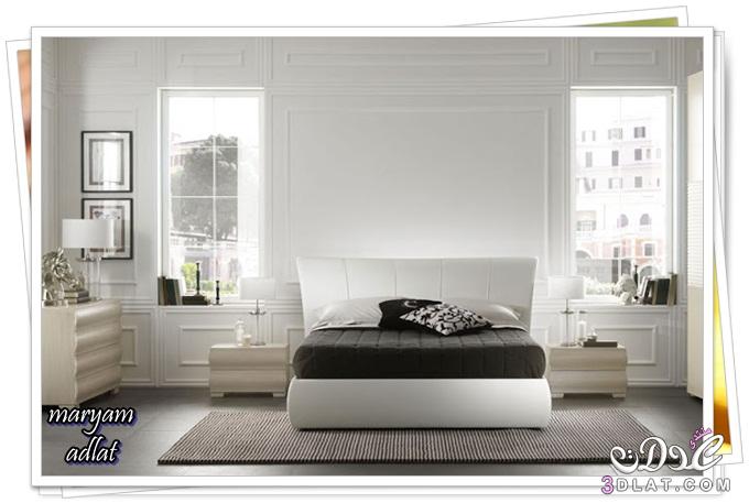 تصاميم غرف نوم روعه بيضاء 2024 ، جديد غرف نوم باللون الابيض ,اجمل غرف النوم 2024