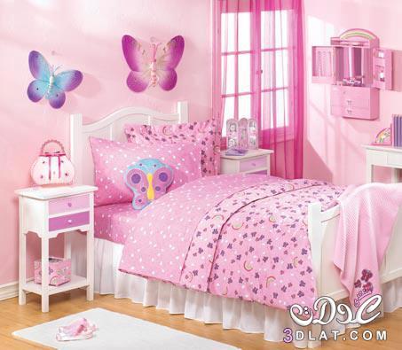 غرف بنات باللون الوردي 2024 غرف بنات جميلة بألوان زاهية 2024