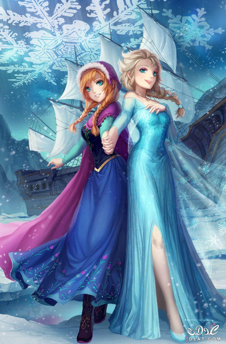 صور ملكة الثلج , إلسا وآنا , شخصيات فيلم فروزنFrozen