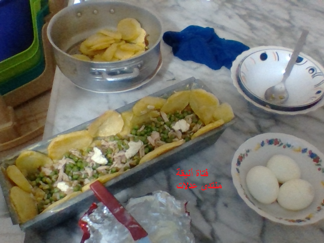 غراتان بالبطاطا , بطاطا رولي , أجمل طبخة طبختها من مطبخي بالصور