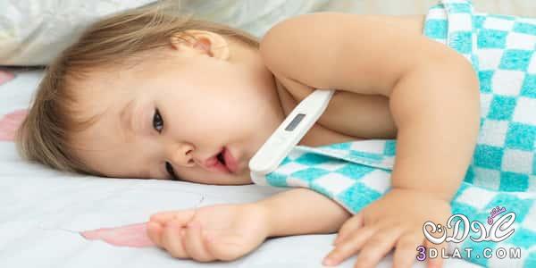 علاج ارتفاع الحرارة عند الأطفال مع برود الأطراف,طرق قياس حرارة الطفل