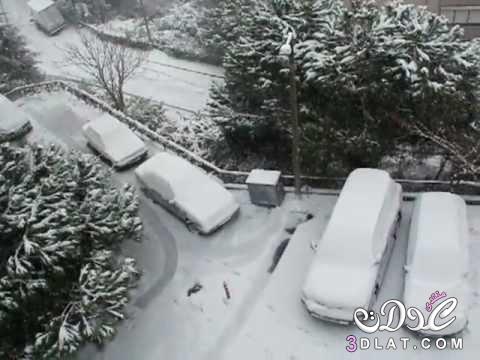 الثلوج في تركيا اليوم بعدستي