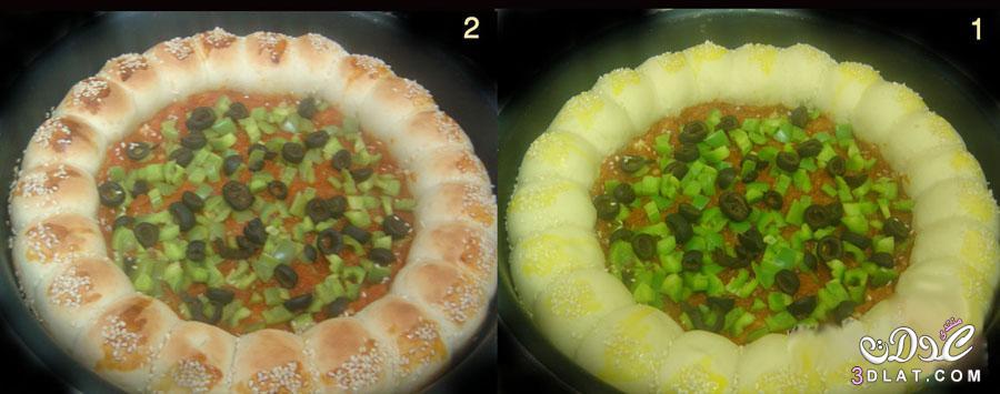 طريقة عمل البيتزا اللبنانية.طريقة جديدة ومظهر جديد لعمل البيتزا2024