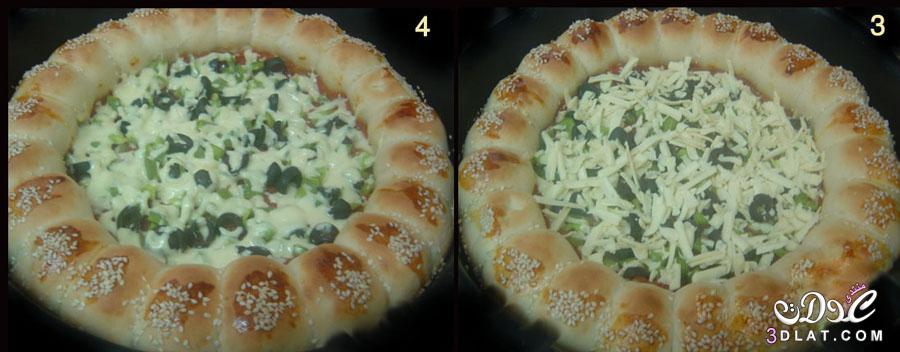 طريقة عمل البيتزا اللبنانية.طريقة جديدة ومظهر جديد لعمل البيتزا2024