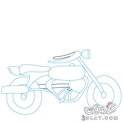 رسم دراجه How to Draw Motorcycles كيف ترسم دراجه رسم دراجه بالخطوات