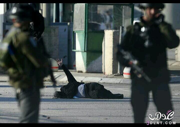 اطلاق النار على فتاة فلسطينية من قبل الجيش الاسرائيلى