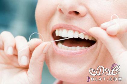خيط الاسنان ، كيفية استعمال خيط الاسنان بطريقه صحيحه