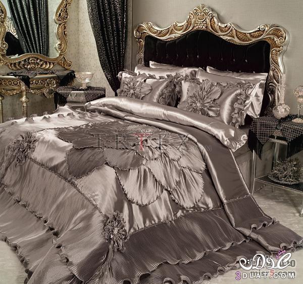 مفارش سرير تركى 2024 بالصور أحدث موديلات المفارش التركي للعرائس شيك جدا