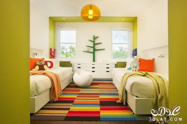 ديكورات غرف اطفال ديكورات هادئة بالوان جذابة غرف نوم 2024