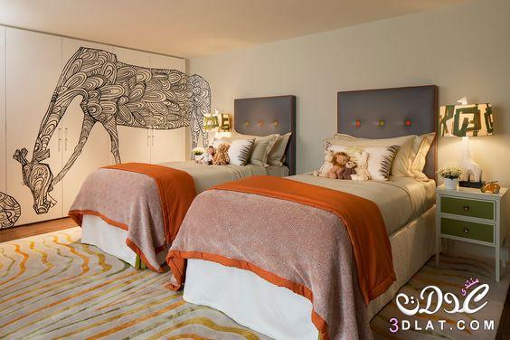 غرف نوم مشتركة رائعة, غرف نوم مشتركة بسيطة ,غرف نوم مشتركة للمساحات الضيقة