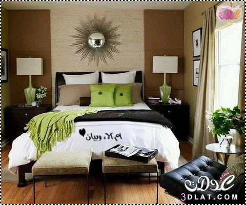 اضيفي لغرفة نومك اللون الاخضر للمسة جمالية,غرف النوم باضافة اللون الاخضر موضة 2024