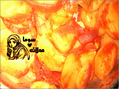 طريقة عمل صينية البطاطس , صينية بطاطس بالبصل والفلفل , بطاطس سهلة وبسيطة