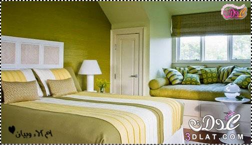 اضيفي لغرفة نومك اللون الاخضر للمسة جمالية,غرف النوم باضافة اللون الاخضر موضة 2024